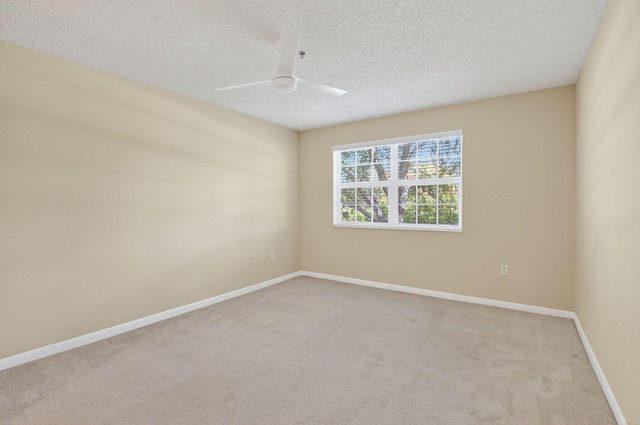 3131 Clint Moore Rd Unit 206, Boca Raton, FL 33496 - carpeted spare room featuring a textured ceiling, ceiling fan, and baseboards