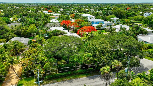 1220 N Swinton Ave, Delray Beach, FL 33444 - aerial perspective of suburban area with a tree filled landscape