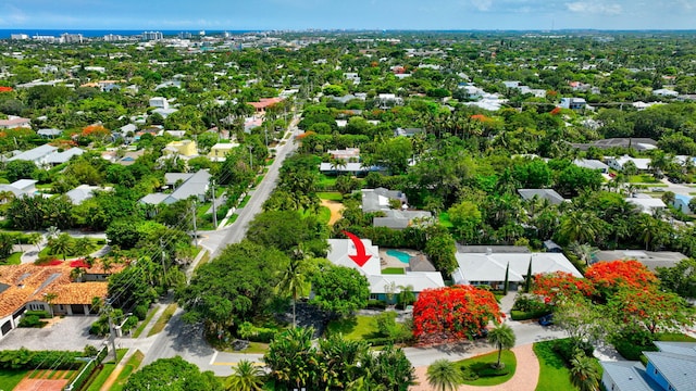 1220 N Swinton Ave, Delray Beach, FL 33444 - aerial perspective of suburban area