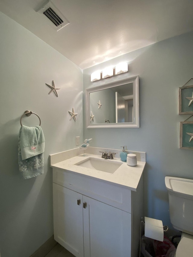 302 Pine Ridge Cir Unit D-1, Greenacres, FL 33463 - half bathroom with vanity and toilet