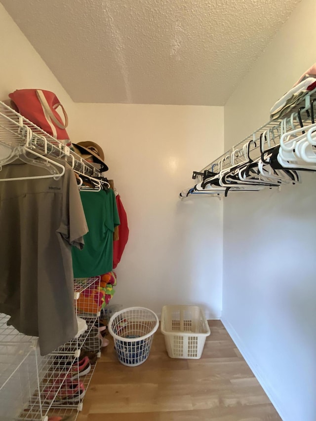 302 Pine Ridge Cir Unit D-1, Greenacres, FL 33463 - spacious closet with wood finished floors