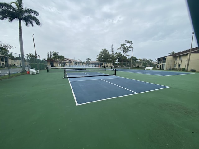 302 Pine Ridge Cir Unit D-1, Greenacres, FL 33463 - view of tennis court
