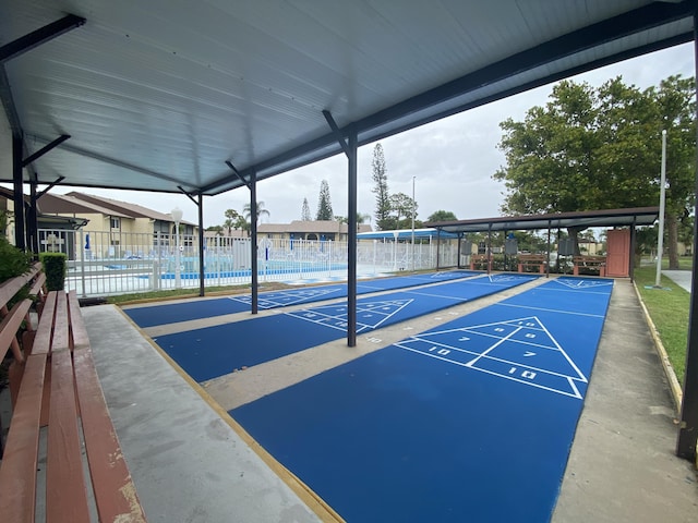 302 Pine Ridge Cir Unit D-1, Greenacres, FL 33463 - surrounding community with shuffleboard