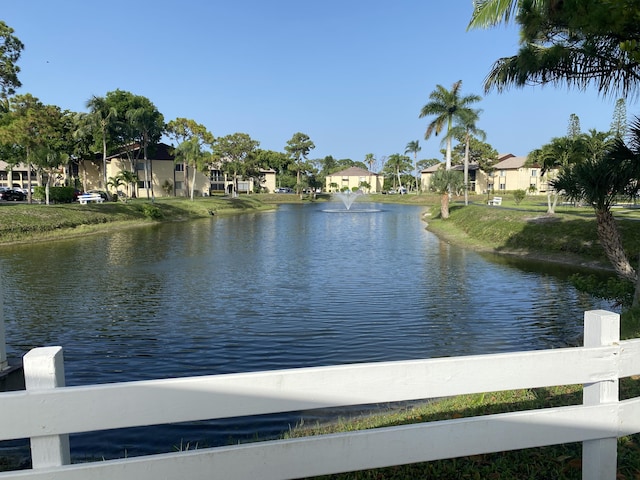 302 Pine Ridge Cir Unit D-1, Greenacres, FL 33463 - water view featuring nearby suburban area
