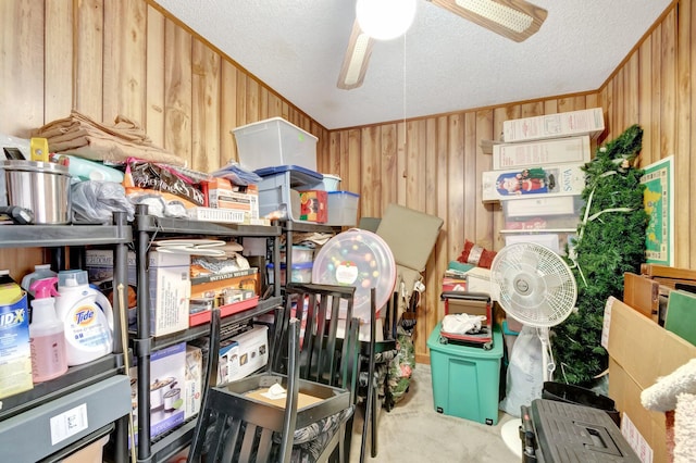 3928 Coelebs Ave, Boynton Beach, FL 33436 - storage room with a ceiling fan