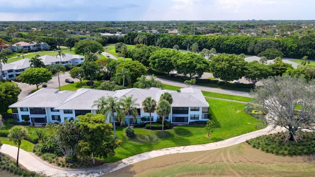 3946 Quail Ridge Dr N, Boynton Beach, FL 33436 - aerial view of residential area featuring a tree filled landscape