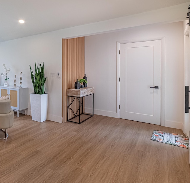 18085 102nd Way S, Boca Raton, FL 33498 - entrance foyer with light wood-style flooring and recessed lighting