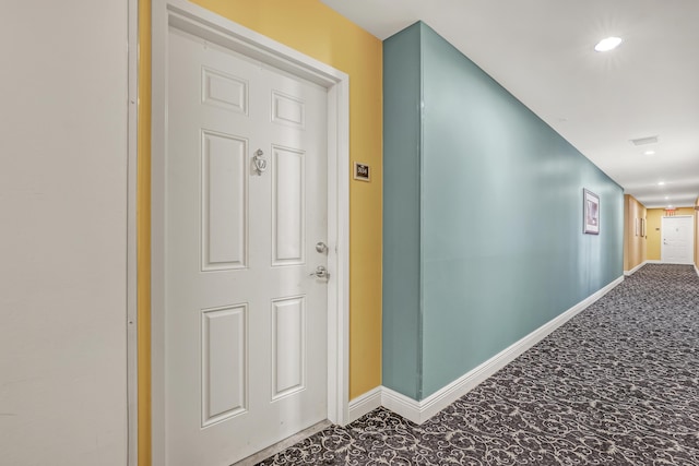 4903 Midtown Ln Unit 3114, Palm Beach Gardens, FL 33418 - hall with carpet and recessed lighting