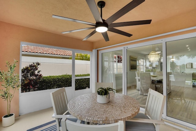 889 SW Balmoral Trce, Stuart, FL 34997 - view of sunroom