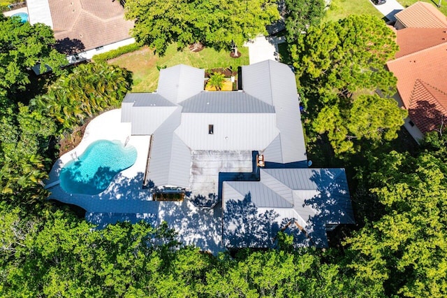 3356 NW 24th Way, Boca Raton, FL 33431 - bird's eye view of a pool