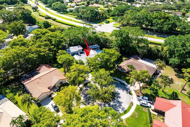 3356 NW 24th Way, Boca Raton, FL 33431 - aerial perspective of suburban area with a tree filled landscape