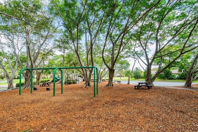 3356 NW 24th Way, Boca Raton, FL 33431 - surrounding community featuring a gazebo, a lawn, and a water view