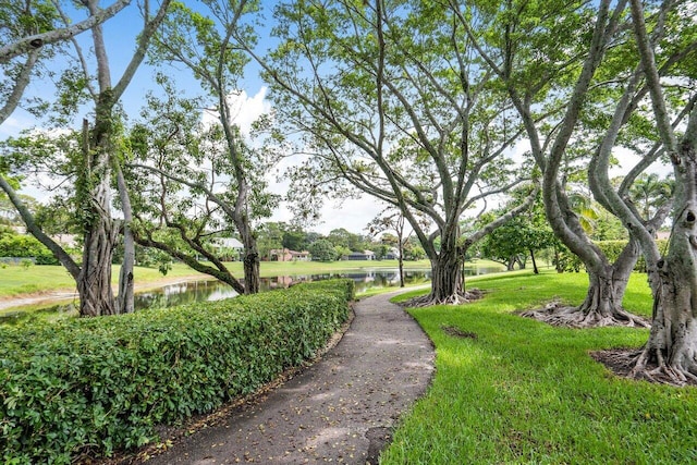 3356 NW 24th Way, Boca Raton, FL 33431 - surrounding community featuring a water view and a yard