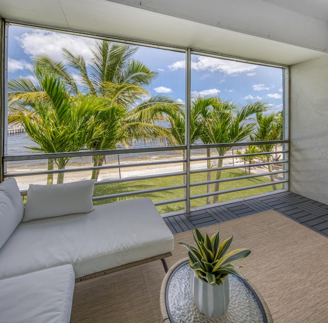1428 S Lakeside Dr Unit 31, Lake Worth Beach, FL 33460 - sunroom / solarium featuring plenty of natural light