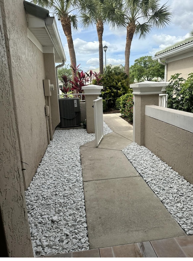 1583 SW Harbour Isles Cir Unit 57, Port Saint Lucie, FL 34986 - view of patio with cooling unit