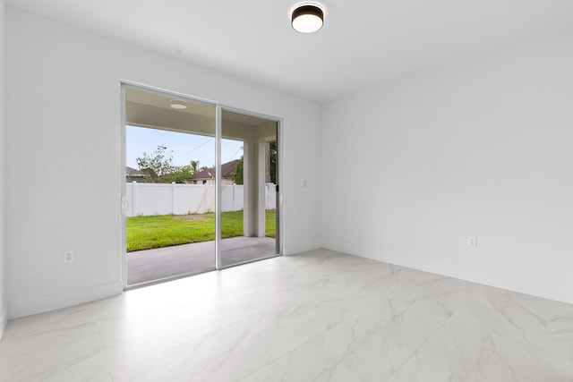 4037 SW Port St Lucie Blvd, Port Saint Lucie, FL 34953 - empty room featuring marble finish floors and baseboards