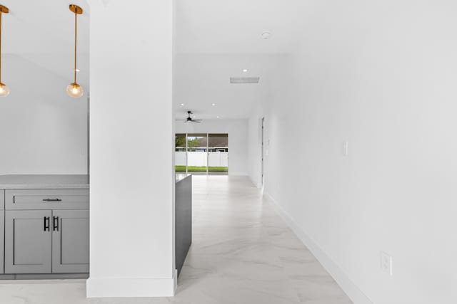 4037 SW Port St Lucie Blvd, Port Saint Lucie, FL 34953 - corridor with light marble finish flooring and baseboards