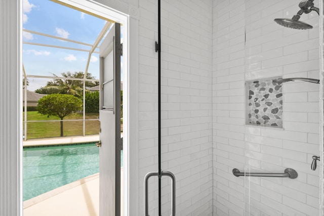 256 Coconut Pt, Jupiter, FL 33458 - bathroom featuring a shower stall