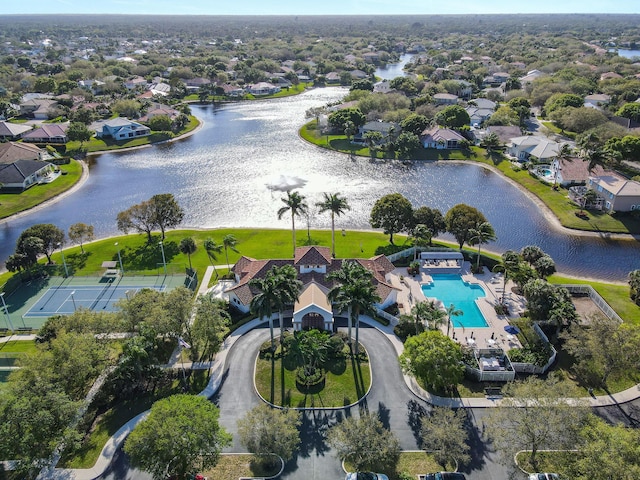 256 Coconut Pt, Jupiter, FL 33458 - bird's eye view of a large body of water and a pool