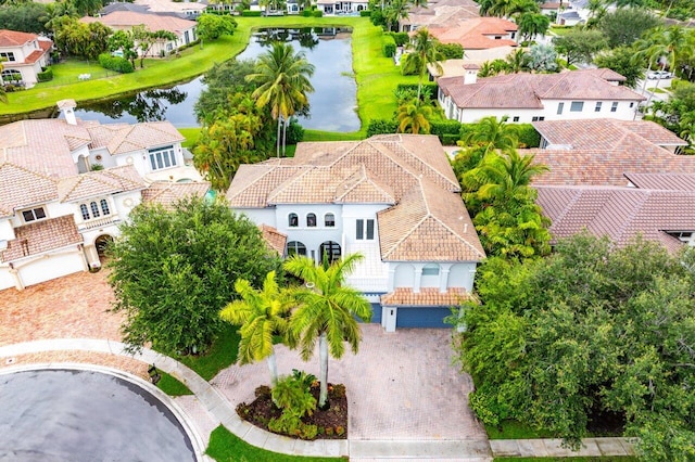 16370 Via Fontana, Delray Beach, FL 33484 - aerial perspective of suburban area with a large body of water