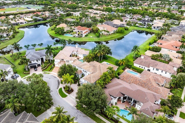 16370 Via Fontana, Delray Beach, FL 33484 - aerial overview of property's location with nearby suburban area and a large body of water