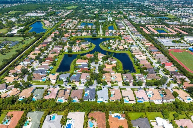 16370 Via Fontana, Delray Beach, FL 33484 - view of property location featuring a large body of water and nearby suburban area