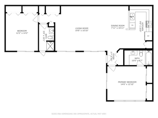 8912 Thumbwood Cir Unit C, Boynton Beach, FL 33436 - property floor plan