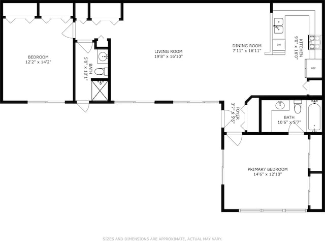 8912 Thumbwood Cir Unit C, Boynton Beach, FL 33436 - property floor plan