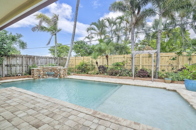 1948 Coco Palm Pl, Lauderdale By The Sea, FL 33062 - view of pool with a fenced backyard and a patio area