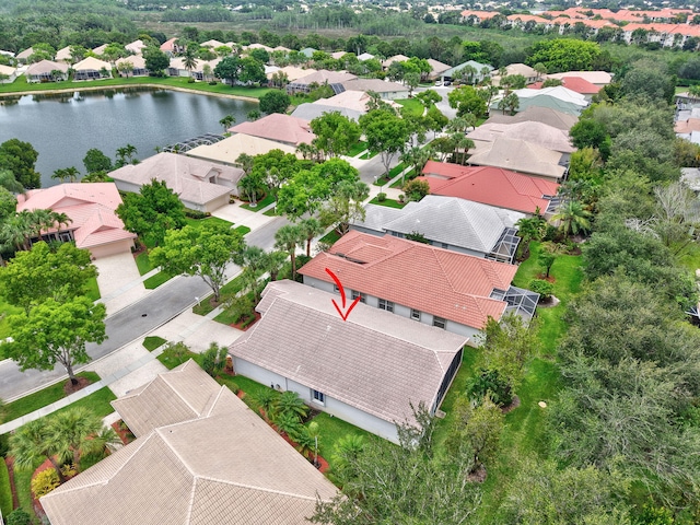 9066 Bay Harbour Cir, West Palm Beach, FL 33411 - aerial view of residential area with a nearby body of water