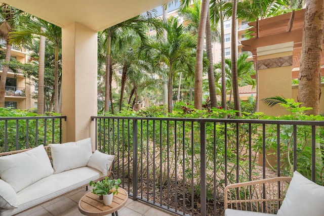 1801 N Flagler Dr Unit 107, West Palm Beach, FL 33407 - balcony with outdoor lounge area