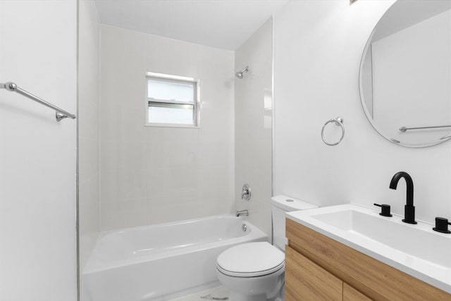 6681 4th St, Jupiter, FL 33458 - full bath with toilet, vanity, and shower / bath combination