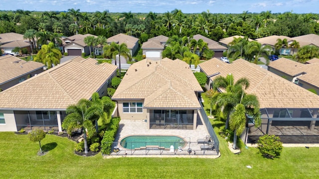 8680 Carmel Mountain Way, Boynton Beach, FL 33473 - aerial perspective of suburban area with a pool