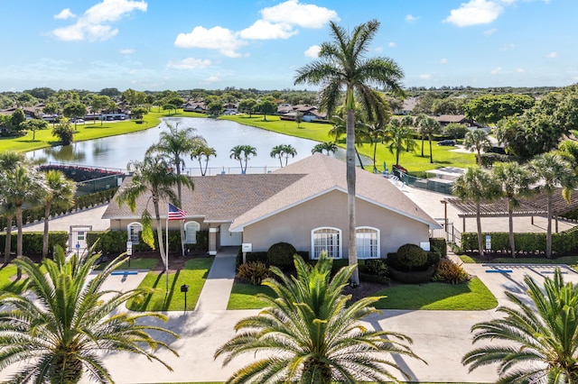 9165 Vineland Ct Unit B, Boca Raton, FL 33496 - aerial view of property and surrounding area with a large body of water