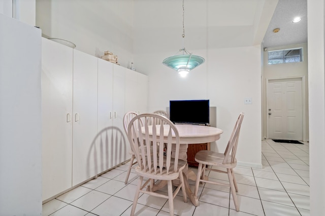 9165 Vineland Ct Unit B, Boca Raton, FL 33496 - dining area featuring light tile patterned flooring and recessed lighting