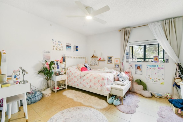 2916 Tuscany Ct Unit 104, Palm Beach Gardens, FL 33410 - bedroom featuring tile patterned flooring and ceiling fan