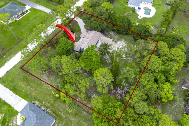 17069 81st Ln N, Loxahatchee, FL 33470 - aerial view of property's location with property boundaries highlighted