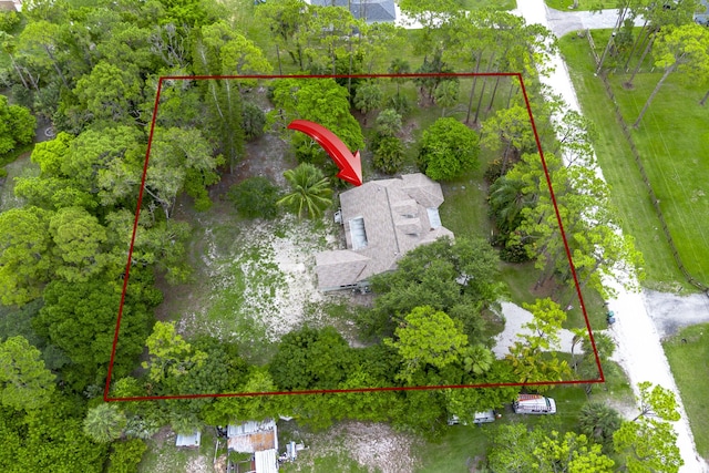 17069 81st Ln N, Loxahatchee, FL 33470 - aerial view of property's location featuring property parcel outlined