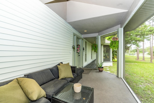 17069 81st Ln N, Loxahatchee, FL 33470 - view of patio / terrace with outdoor lounge area