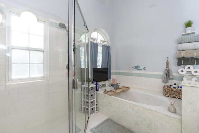 17069 81st Ln N, Loxahatchee, FL 33470 - full bath featuring a stall shower and a bath