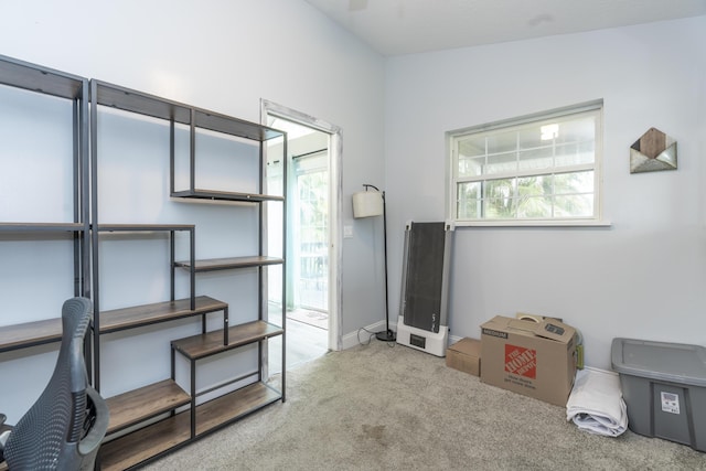 17069 81st Ln N, Loxahatchee, FL 33470 - carpeted office space with healthy amount of natural light and baseboards