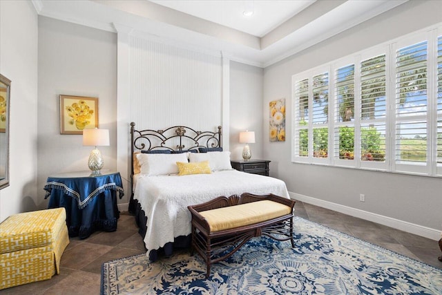 9926 SW Nuova Way, Port Saint Lucie, FL 34986 - tiled bedroom featuring baseboards