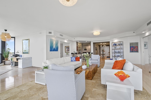 20310 Fairway Oaks Dr Unit 161, Boca Raton, FL 33434 - living room with light wood-type flooring