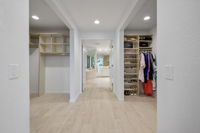 20310 Fairway Oaks Dr Unit 161, Boca Raton, FL 33434 - spacious closet featuring wood finished floors