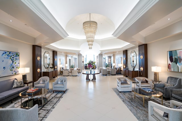 20310 Fairway Oaks Dr Unit 161, Boca Raton, FL 33434 - common area featuring ornamental molding and recessed lighting