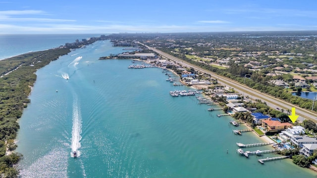18119 SE Federal Hwy, Tequesta, FL 33469 - bird's eye view of a large body of water