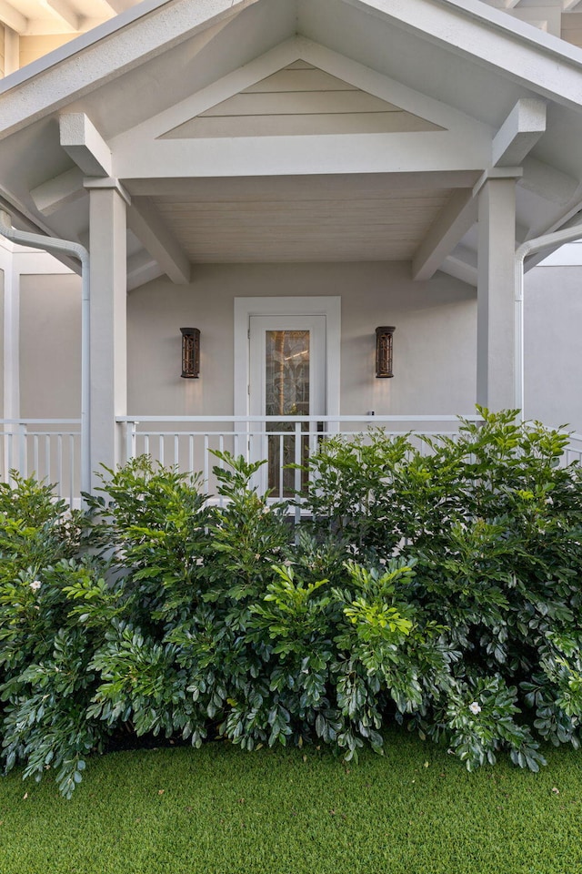 18119 SE Federal Hwy, Tequesta, FL 33469 - property entrance with stucco siding