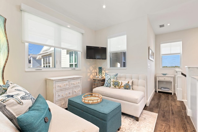 18119 SE Federal Hwy, Tequesta, FL 33469 - living room with wood finished floors, recessed lighting, and baseboards