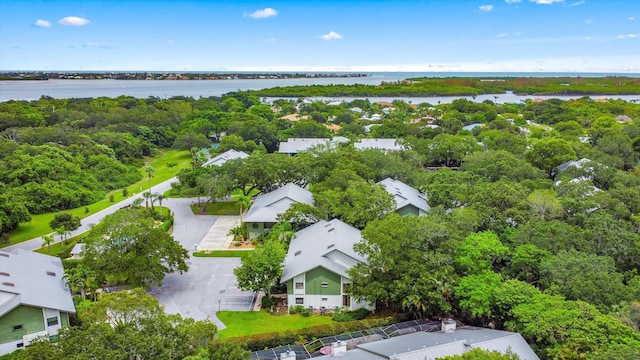 5200 SE Seascape Way Unit 201, Stuart, FL 34997 - aerial perspective of suburban area featuring a large body of water