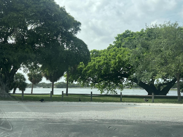 2020 Lake Osborne Dr Unit 10, Lake Worth, FL 33461 - view of asphalt road with a water view